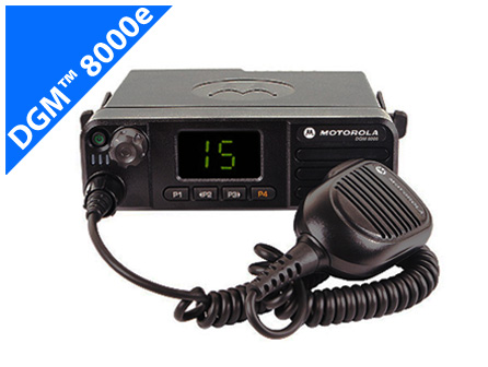 Radio móvil digital Motorola DGM8000e 99C/40W/UHF 403-470 Mhz c/