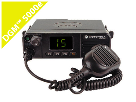 Radio móvil digital Motorola DGM5000e 99C/40W/UHF 403-470Mhz